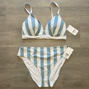 Lively cabana stripe bikini